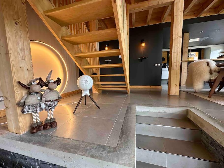 Chalet D'Architecte Avec Vue Panoramique Allos Exterior foto